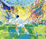 Stadium Tennis by Leroy Neiman